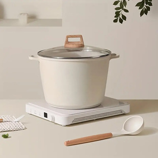 Внешняя торговля сделанный на заказ темно stockpot Тушеный горшок алюминий Литье под давлением палка горшок керамика /Почтовый камень/Титан палка Доступен в размерах 24/28 см.