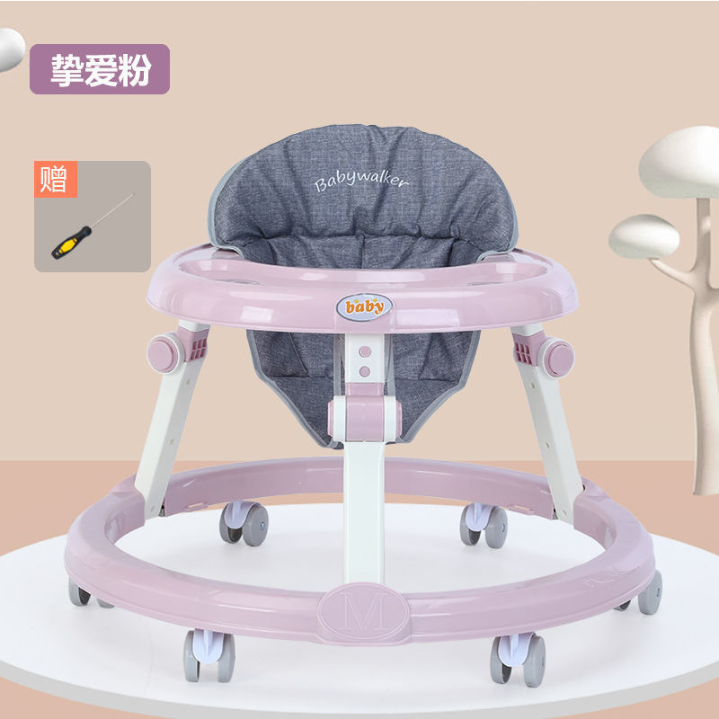 Baby Walker Anti-Rollover Starter Car Foldableable 6-18 Months Baby Walker for Boys and Girls Export Wholesale