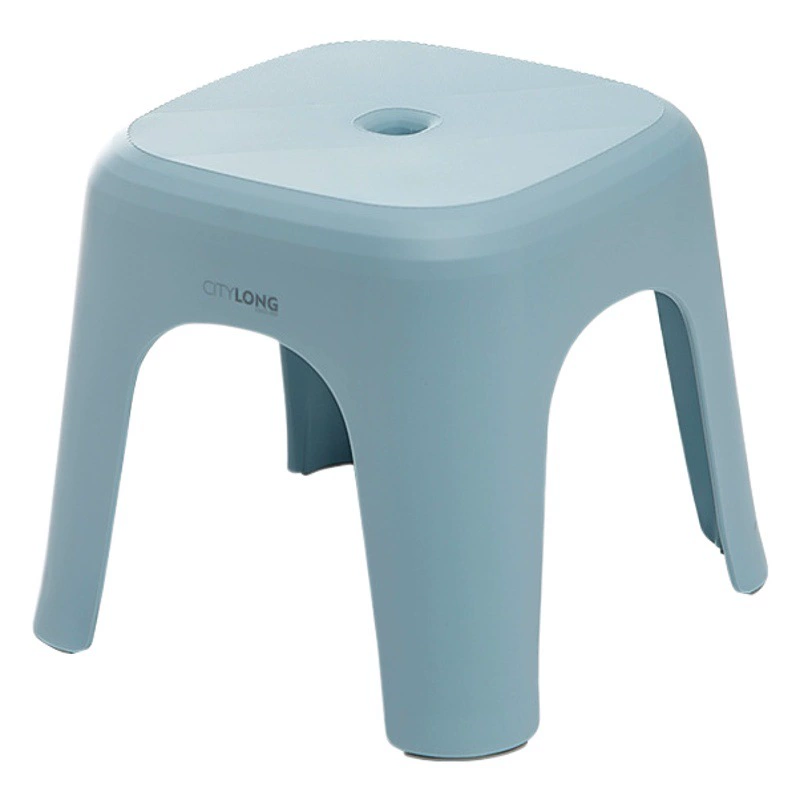 Пластиковый табурет Xitianlong, небольшой бытовой табурет, квадратный табурет, складной табурет-столик, нескользящий детский табурет для спальни, низкий табурет.