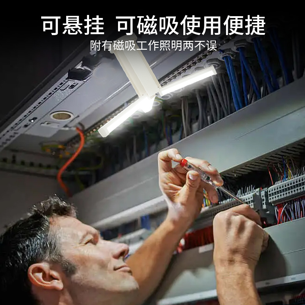 Nueva Luz de camping transfronteriza multi-funcional electrodeless atenuación camping tienda luz resalte impermeable luz de trabajo portátil