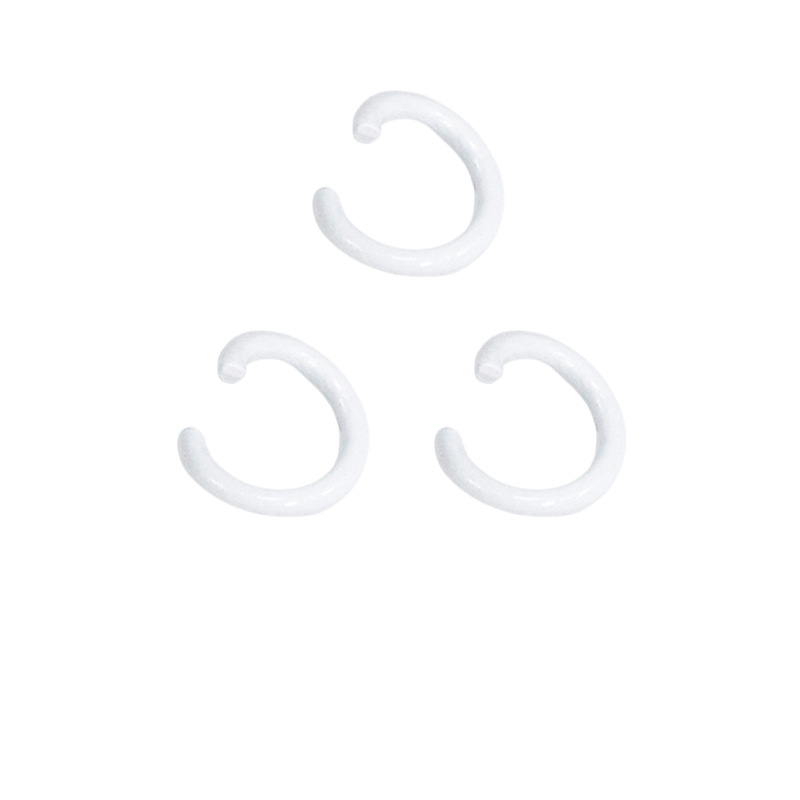 Pintura de color abierto anillo de conexión de hierro pulsera collar material hecho a mano DIY accesorios de la joyería