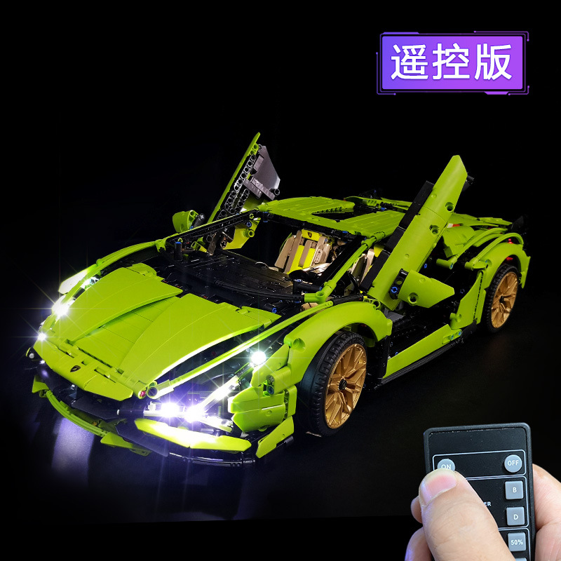 Adecuado para Lego 42115 Lamborghini SIAN relámpago caja de presentación de acrílico caja de almacenamiento transparente hecha a mano