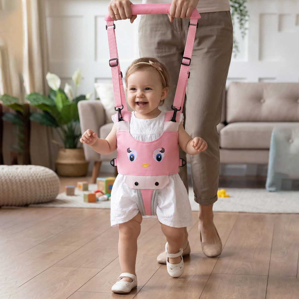 Baby Walking Harness, Infant Walking Aid, Baby Carrier, Anti-Fall, Waist-Protecting, Breathable, Suitable for All Seasons