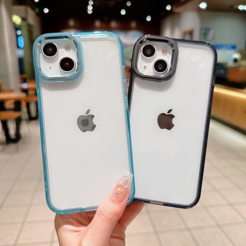 Metal and Hardware Mirror Frame Button Compatible with Apple iPhone 15 Pro Max Case 14 XR Samsung S23 Transparent 13 Famous Netizen