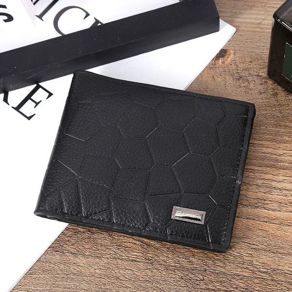 New two-fold Men's wallet short business multi-card wallet bank card holder coin purse in stock wholesale