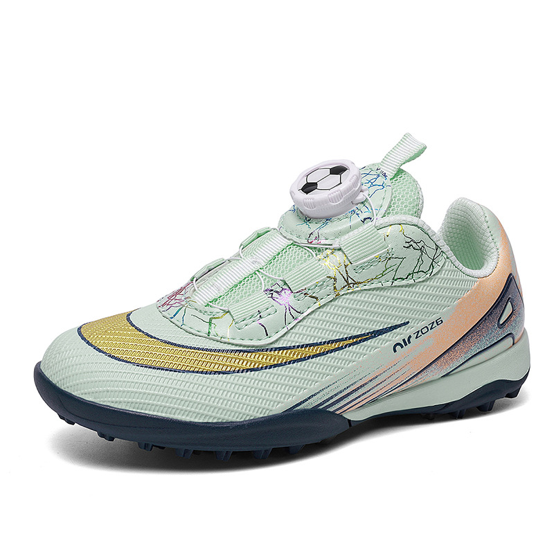 Nuevos zapatos de fútbol de moda transfronterizos para niños y niñas estudiantes zapatos deportivos de escuela zapatos de entrenamiento de clavos rotos un cabello