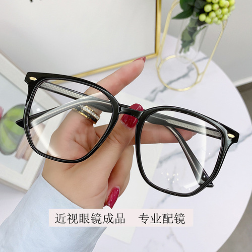 New TR Anti-blue light glasses, fashionable polygonal core temples, unisex prescription glasses with frames