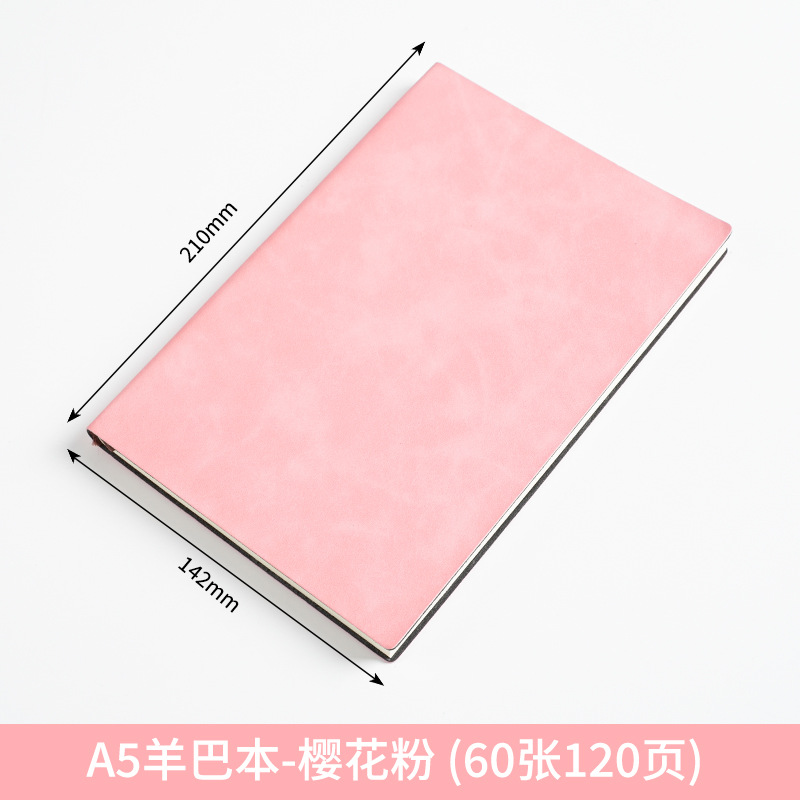 A5 양가죽 핑크 120페이지