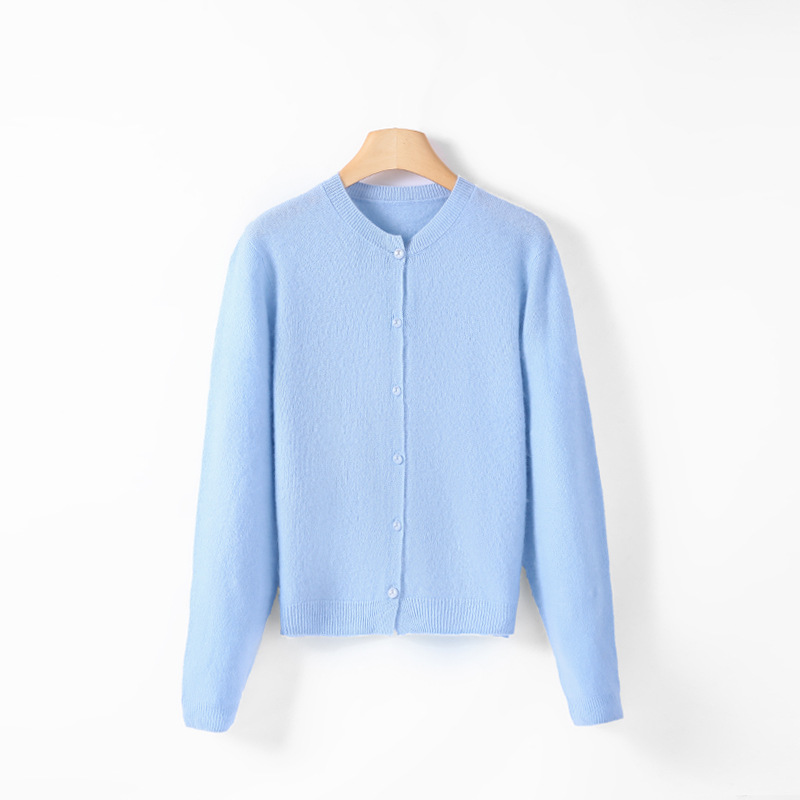 【在庫あり】高級ラムウールカーディガン レディース 秋冬 普院ニット カーディガン ゆったり感