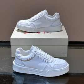 1:1原标原盒欧洲站新款头层牛皮时尚透气休闲板鞋广州货男鞋