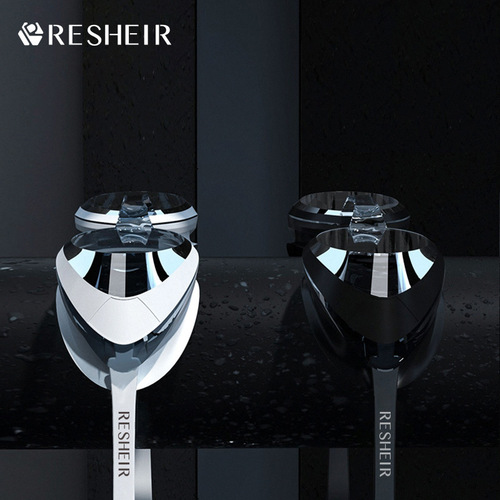 Swimming goggles waterproof and anti-fog high-definition transparent men's and women's myopia swimming goggles electroplating professional diving cap set equipment