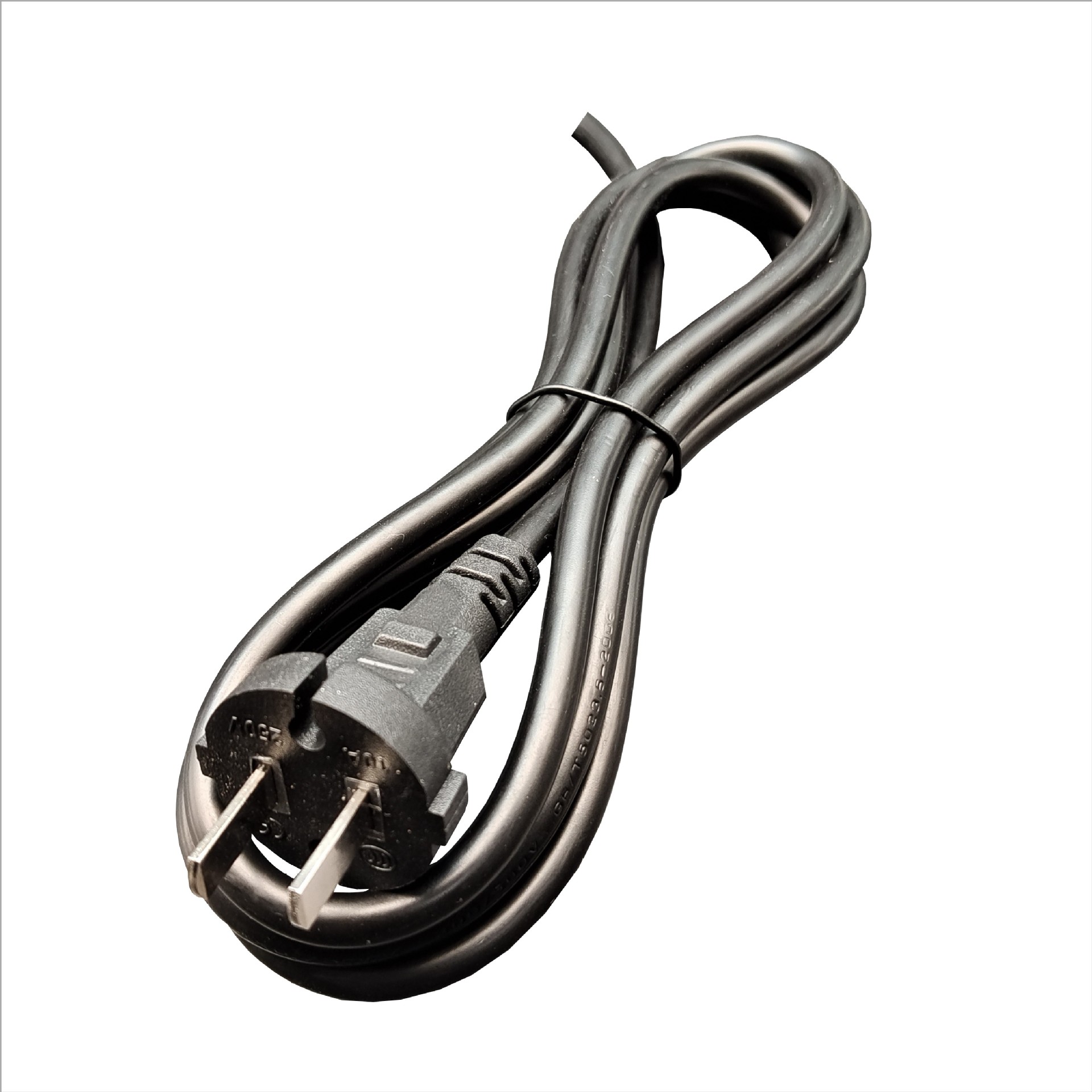 Estándar nacional de dos núcleos de cable de extensión de fuente de alimentación de enchufe con enchufe electrodomésticos herramientas eléctricas de mantenimiento eléctrico enchufe cable de fuente de alimentación