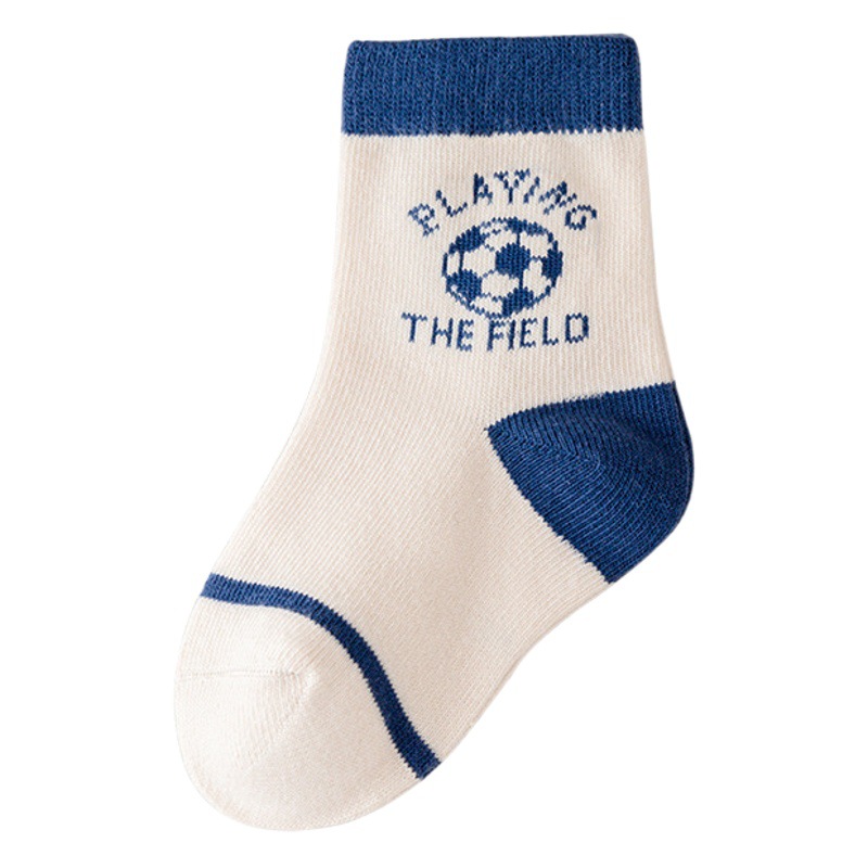 Calcetines para niños Otoño Tipo A Calcetines de algodón Tubo medio Calcetines para niños de 6 años Calcetines para niñas Calcetines para bebés Primavera y otoño Calcetines para otoño