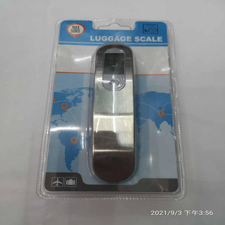 Escala electrónica portátil con cáscara de burbuja, escala de equipaje, escala electrónica gancho, escala de suspensión