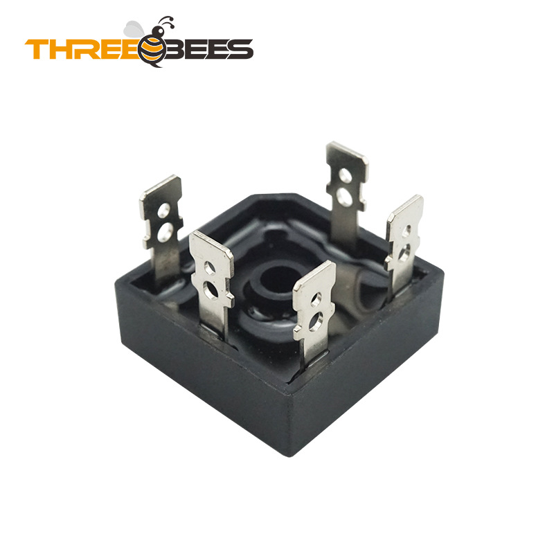 直插整流桥堆 KBPC5010黑 方桥桥式整流器单相整流桥