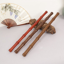 檀木竹节棍太极棍武术棍盘玩解压健身棍木棒圆棍实木无漆强身健体