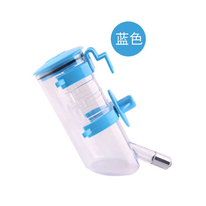 Colgando de agua para mascotas taza colgante jaula mascota fuente de agua de gran capacidad de alimentación automática de agua 350ml perro hervidor de agua alimentador