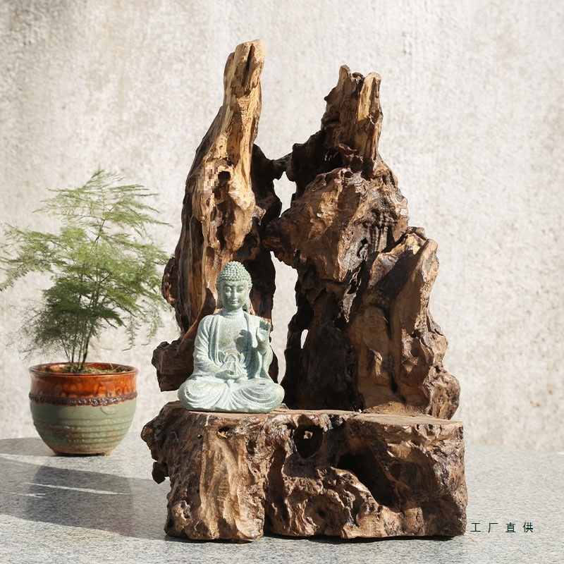 Root Carving Ornaments, Natural Weathered Dead Solid Wood Logs, Tree Root Bases, Zen Art, Stone Tea Tables, Tea Table Ornaments