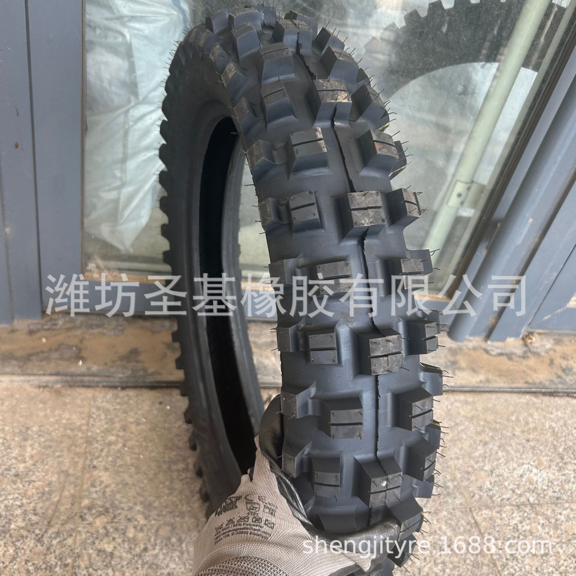 工厂批发销售越野 摩托车胎外胎120/90-18 SS-154中性硬度黄线