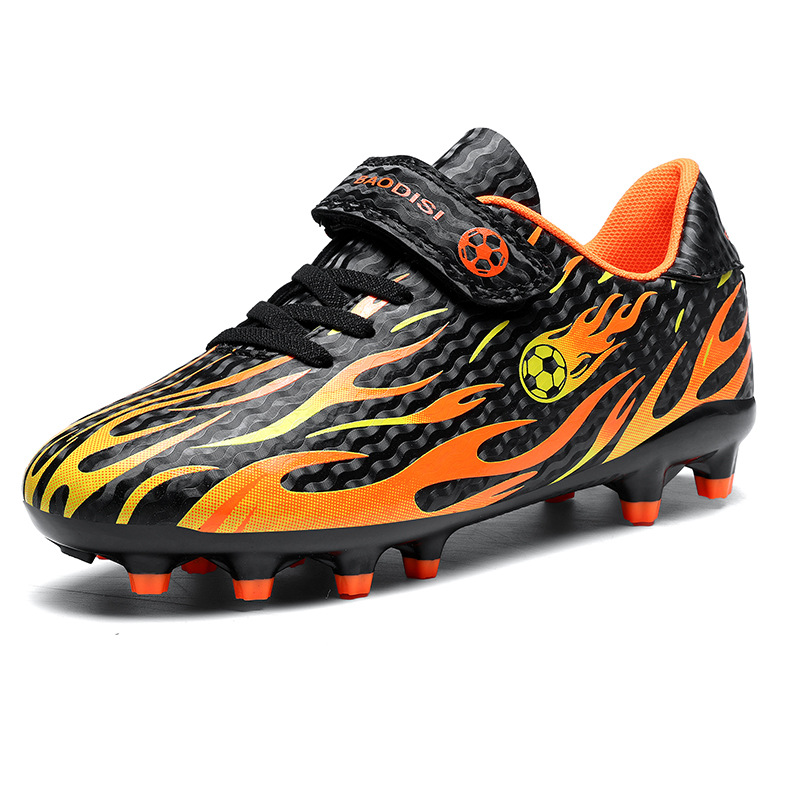 Scarpe da calcio per bambini con velcro per ragazzi campo_voghion.com