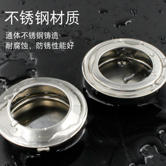 Stainless steel invisible handle, built-in drawer hidden handle, kitchen cabinet hidden round handle sliding door handle 35mm