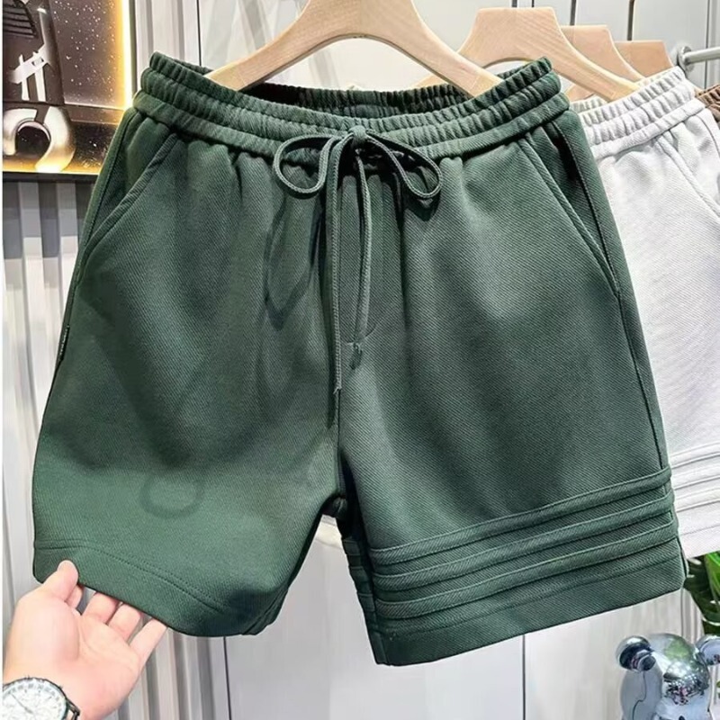 Three Bar Design Heavy Sports Casual Shorts Men's Pants Summer Loose Pants American Sweat Pants for Foreign Trade