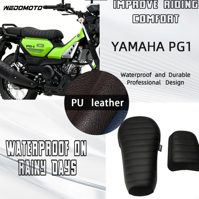 Suitable for Yamaha Pg1 Motorcycle Accessories, Modified Comfortable Non-Slip Thickened Seat Cushion, Upgraded Special Seat Cover