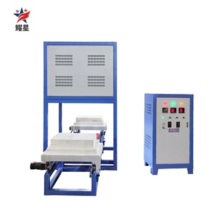 Double material table automatic high temperature lifting electric furnace bottom lifting automatic sintering furnace 1700 degree heat treatment furnace