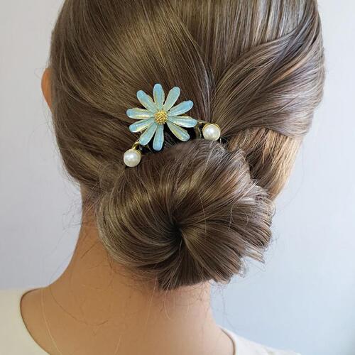 Elegant hairpin, high-end pearl hair accessories, super fairy ancient style U-shaped hairpin, simple modern hairpin hair plug decoration