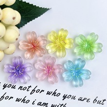 幸运之花花朵樱花桃花鸡蛋花牡丹花向日葵太阳花树脂材料配件发饰