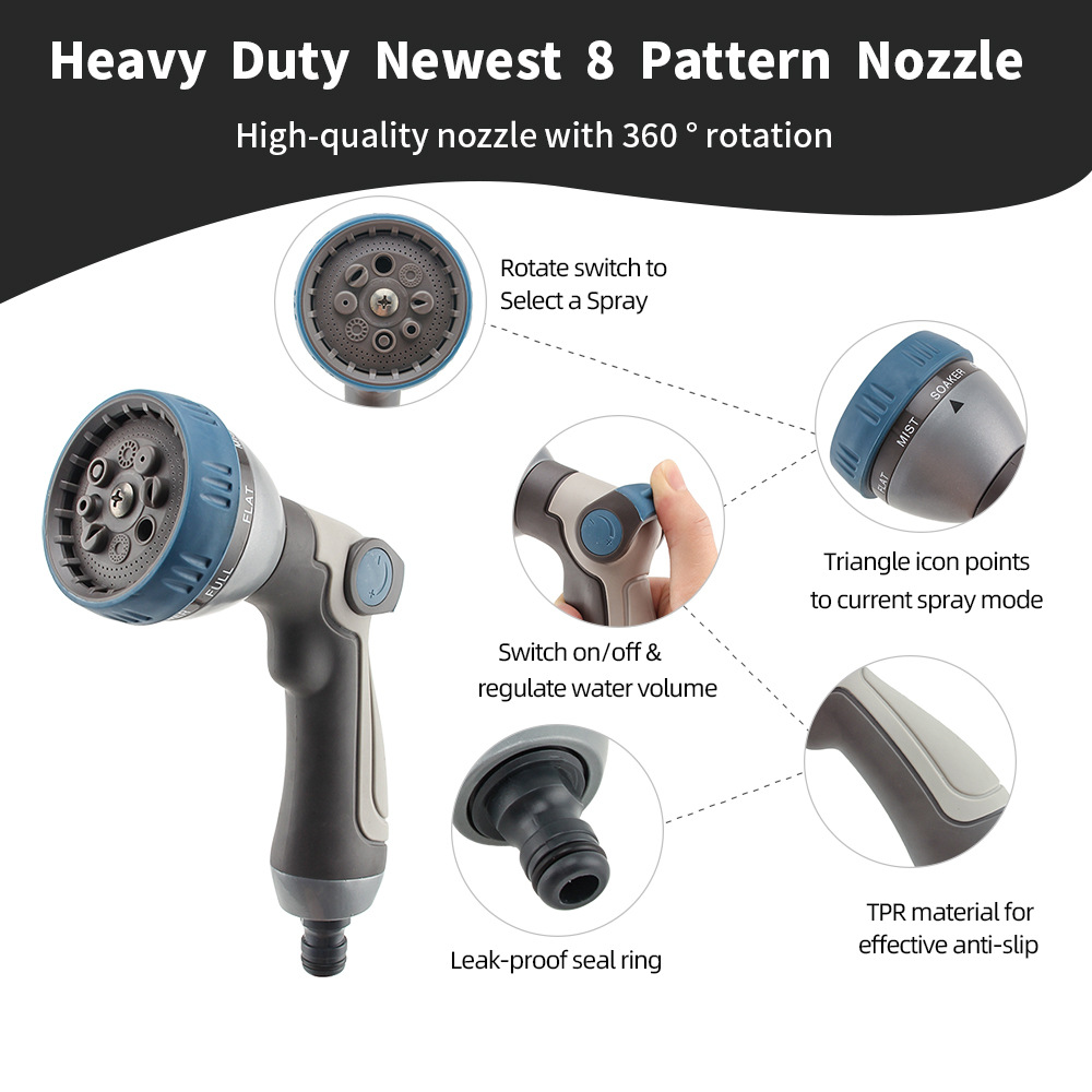 Automatic Retractable Garden Hose Kit For Flexible Watering_voghion.com