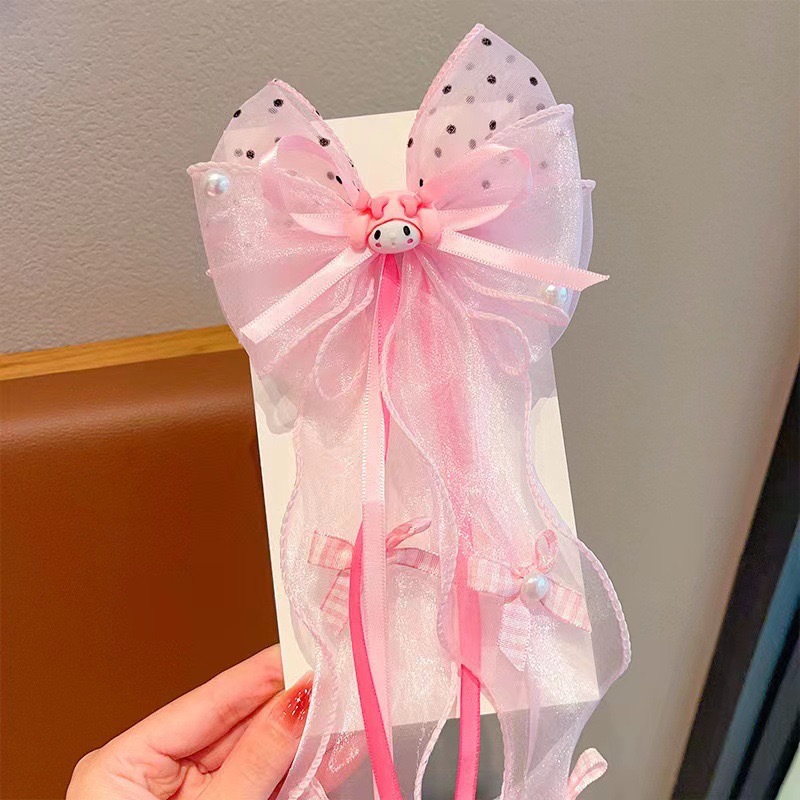 Niños Yue Gui perros Kolomei correa clip para el cabello niñas dibujos animados arco clip para el cabello niñas bordilla bola clip para la cabeza