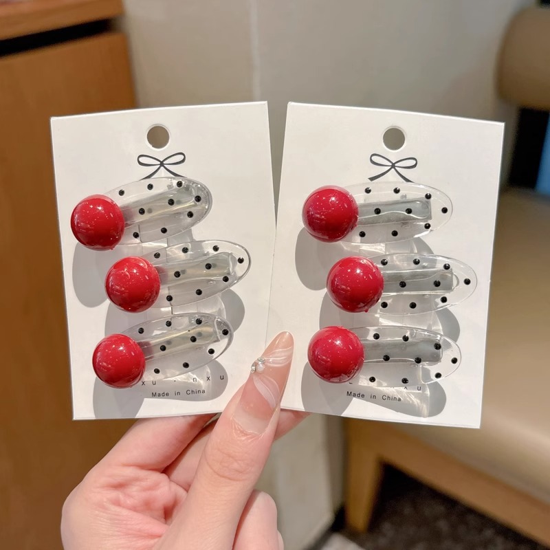 Clip de pelo coreano de onda de amor, frente de mujer, clip de frangeo temperamento, clip de pelo roto, clip de boca de pato, tocado simple