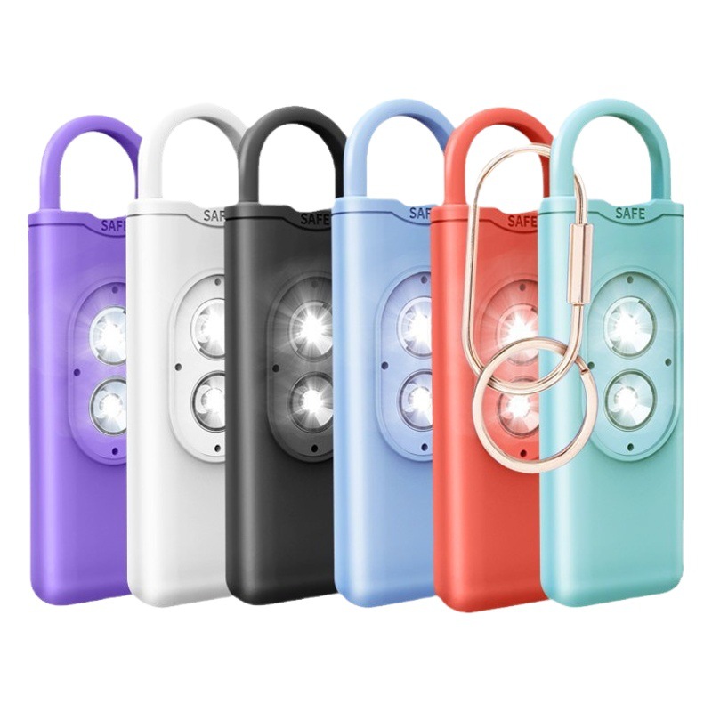 Nueva alarma anti-Lobo transfronteriza artefacto de autodefensa personal luces dobles intermitentes llavero portátil al aire libre nuevo modelo privado