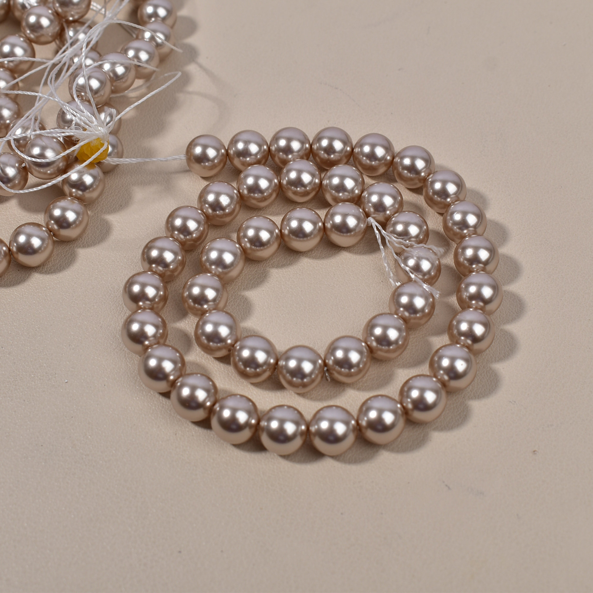 蝶貝模造真珠散珠DIYネックレス手作りジュエリーアクセサリー直穴カラフルパール原材料卸売ガラス