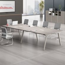 创意简约会议桌长桌子长条桌会议室洽谈桌椅组合办公大小型工作台
