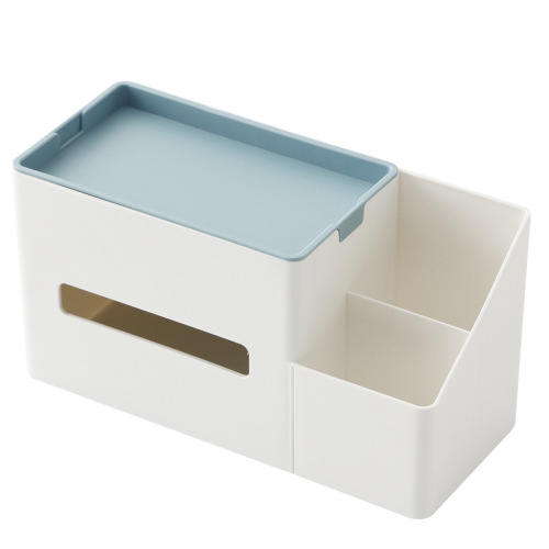 Household living room desk remote control storage coffee table creative bathroom dustproof multi-functional tissue box