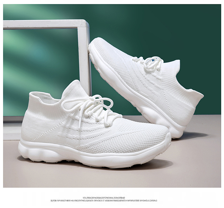 Outdoor-Paar Damen Sommersport, fliegendes gewebtes Mesh, atmungsaktiv, leicht, weich besohlte Tourismus-Wandersockenschuhe,_voghion.com