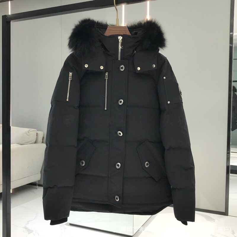 跨境moose剪刀羽绒服05款女06款男3Q狐狸毛加拿大同款i派克大衣|undefined