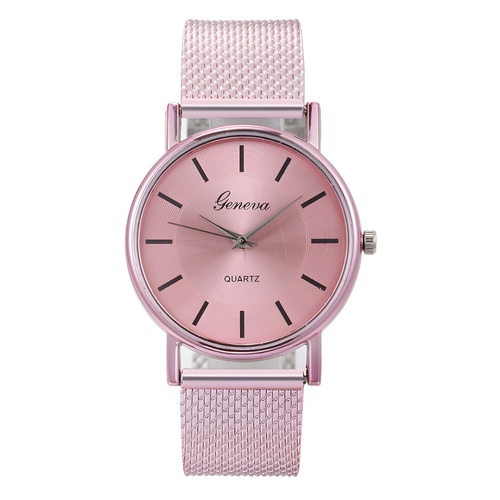 Couple's Watch | Unisex Neutral Design | Women's Fashionable Quartz Wristwatch with Stylish Mesh Band – Perfect for Students