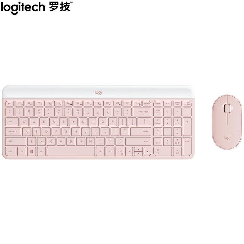 開封済みロジクール MK470 ワイヤレス キーボードとマウス セット サイレント オフィス ラップトップ ファッショナブルな薄型軽量キーボードとマウス|undefined