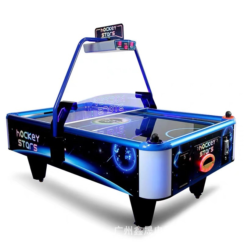 Hockey juego de monedas para padres e hijos equipo de ciudad de videojuegos para adultos multi-bola máquina de juego de hockey equipo de bola de cojín de aire