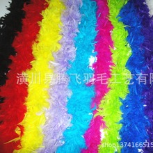 2米80克火片羽毛条火鸡毛条装饰羽毛条表演道具