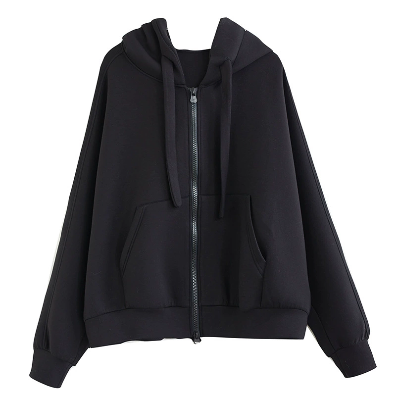 Демисезонная толстовка, кардиган на молнии, подтяжка, куртка, японская и корейская, приталенная