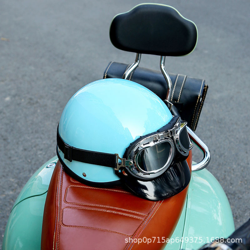 Casco 3C nuevo casco eléctrico estándar nacional retro casco unisex medio casco montar coche de batería venta directa