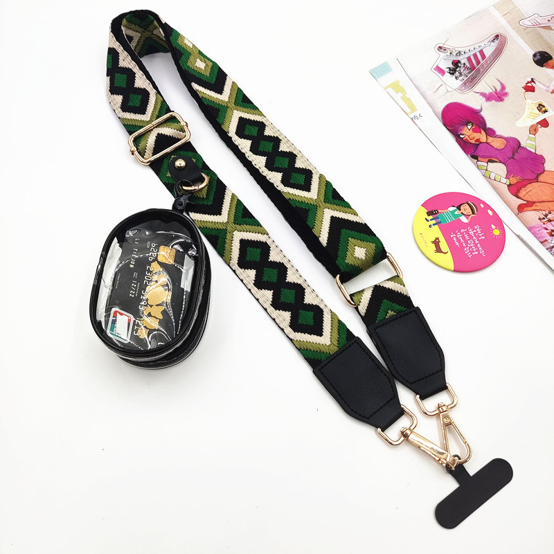 97g Weight Bag Strap Bag Accessories Type 1 Piece, 1 Set Quantity Casual, Daily Occasion Polyester Material Geometric, Leopard Pattern Simple Style, Classic Style Style 1 Piece 1 Set Polyester Geometric Leopard Bag Strap 12