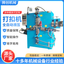 定制小型全自动金属五金线材打扣机各种异形线材成型设备扁线折弯