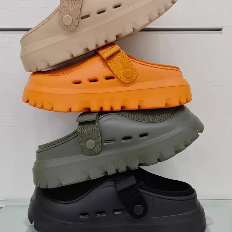 UG ~ Verano nuevo estilo para hombres y mujeres, moda, cómodo, ligero, color sólido, fondo grueso, Velcro, sandalias casuales 1166912