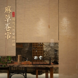 卷帘;百叶窗帘;竹窗帘