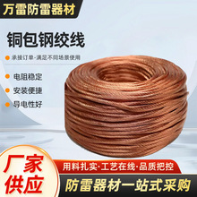 铜包钢绞线电气化铁路接触网 铜芯电缆多股裸铜线镀锡铜绞线